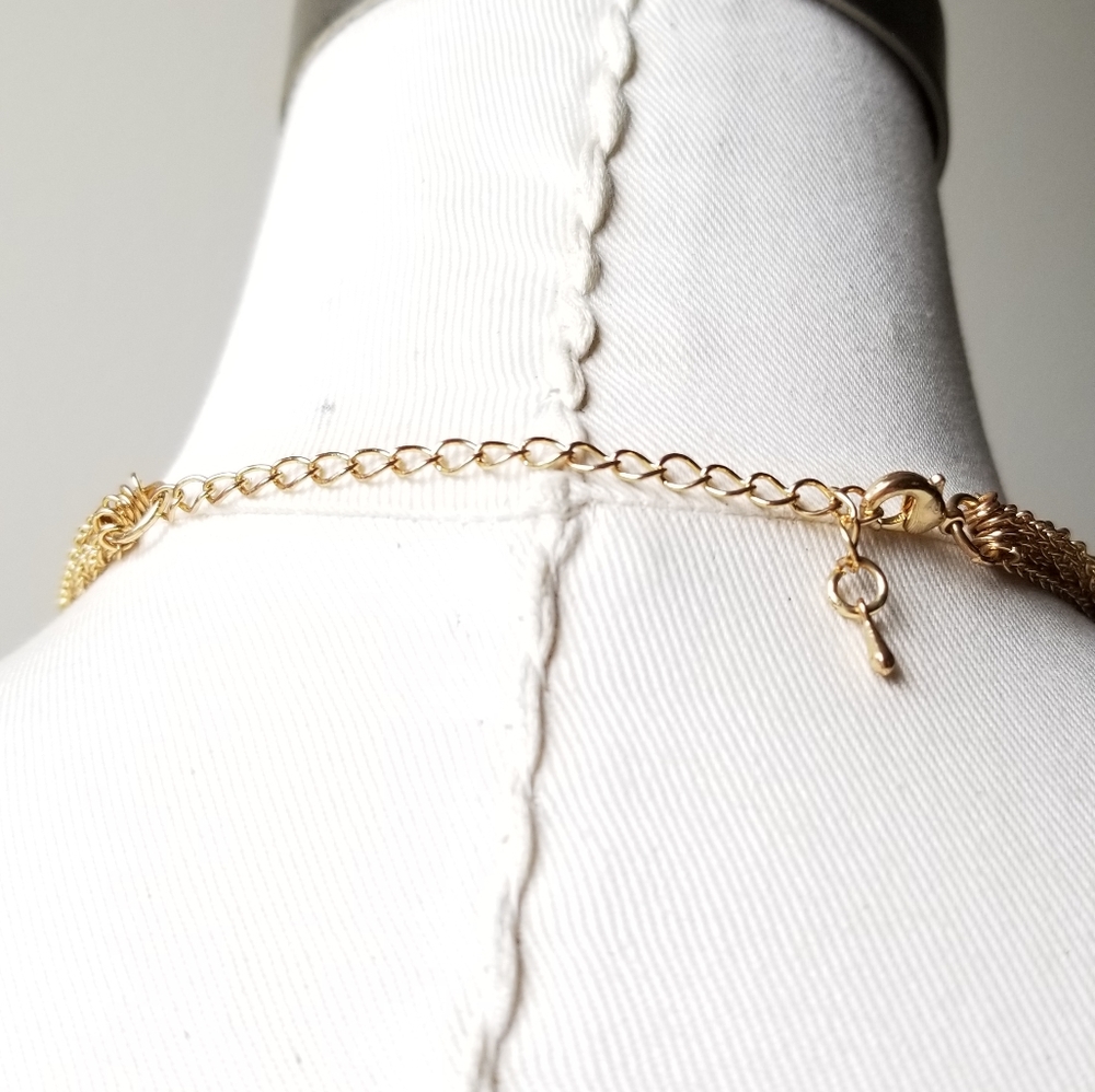 Kohl's Lt Purple Flower & Crystal Bead Necklace - Picture 4 of 8